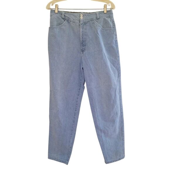 Rocky Mountain Clothing Vintage USA Women High Rise Blue Denim Jeans 30" Western - Picture 1 of 12